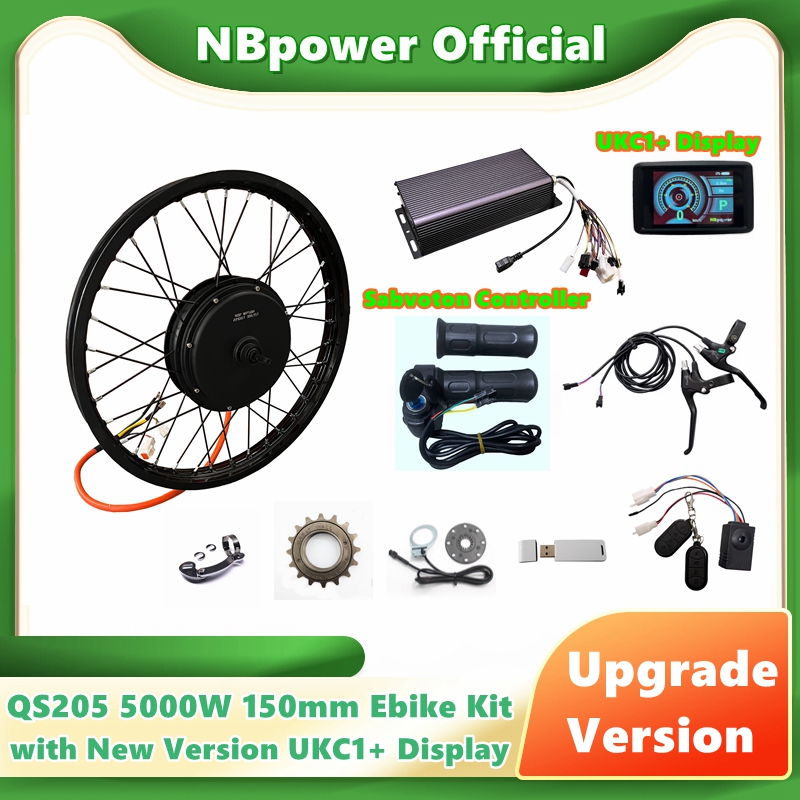 5000W Hub Motor Kit 72V - NBpower/QS205 5000W V3 150mm Kit di